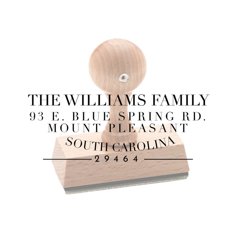 Calligraphy Address Stamp Return Address Stamp Wedding - Etsy