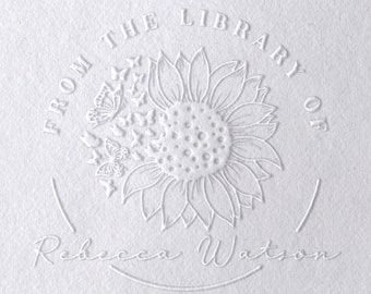 Custom Name Book Embosser | TOP Selling Book Stamp Embosser | Rubber Stamp, Self Inking Stamp or Embosser
