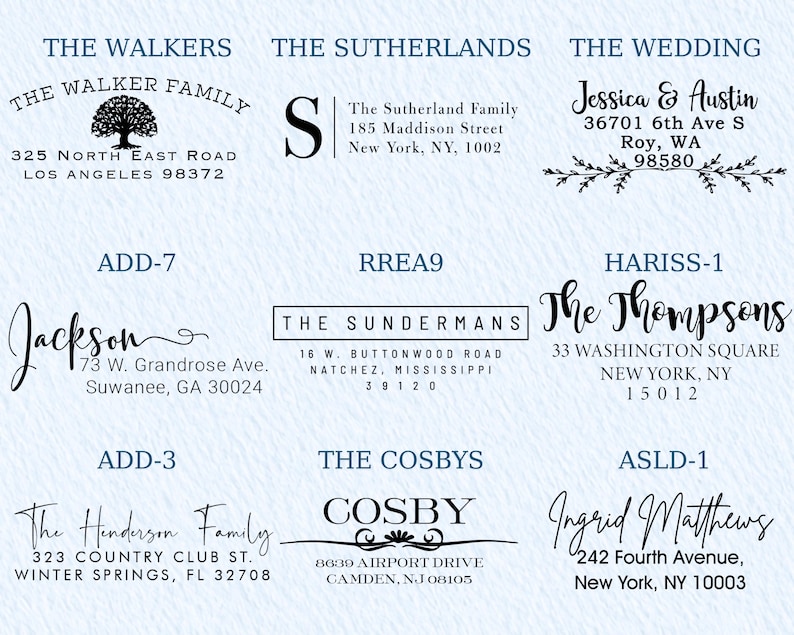 Custom Address Stamp | Wedding Stamper | Self inking Stamp | Custom Stamp for Wedding | Return Address Stamp | Business Stamp image 7