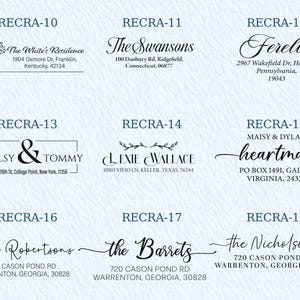 Custom Address Stamp | Wedding Stamper | Self inking Stamp | Custom Stamp for Wedding | Return Address Stamp | Business Stamp image 14