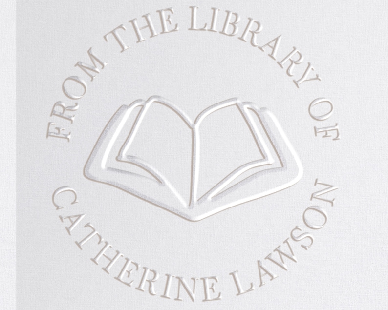 Personalized Book Embosser 10 Designs Ex Libris Custom Etsy Australia