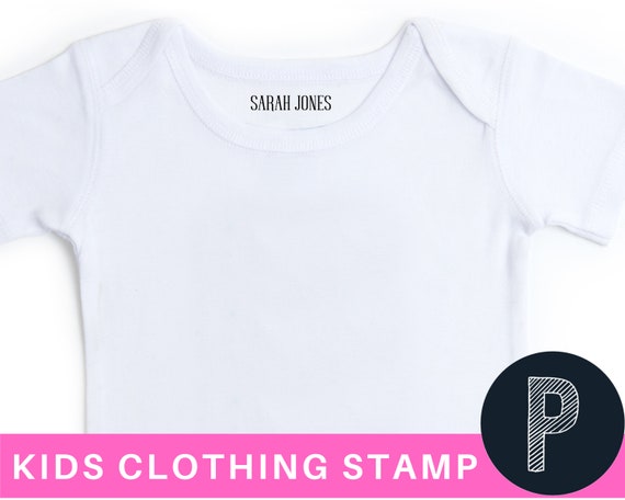 Name Stamp Clothes Waterproof, Custom Name Stamp Clothes