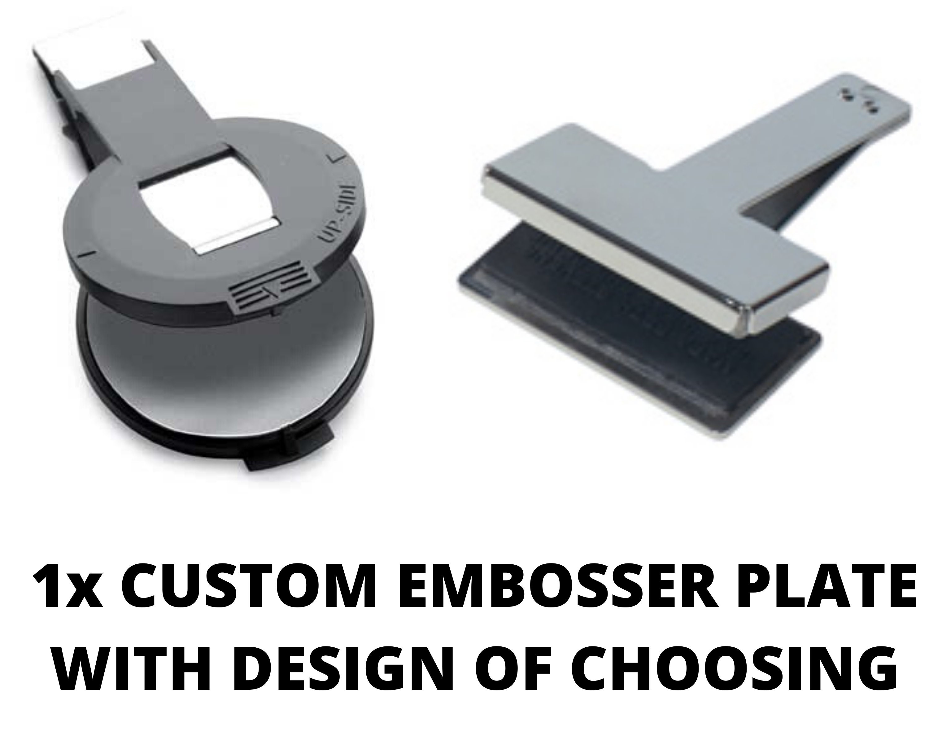 Embosser Seal Plate Only Custom Design Etsy Canada
