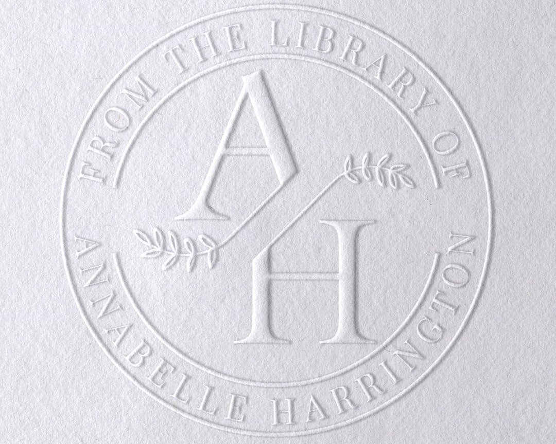 Custom Book Stamp or Embosser