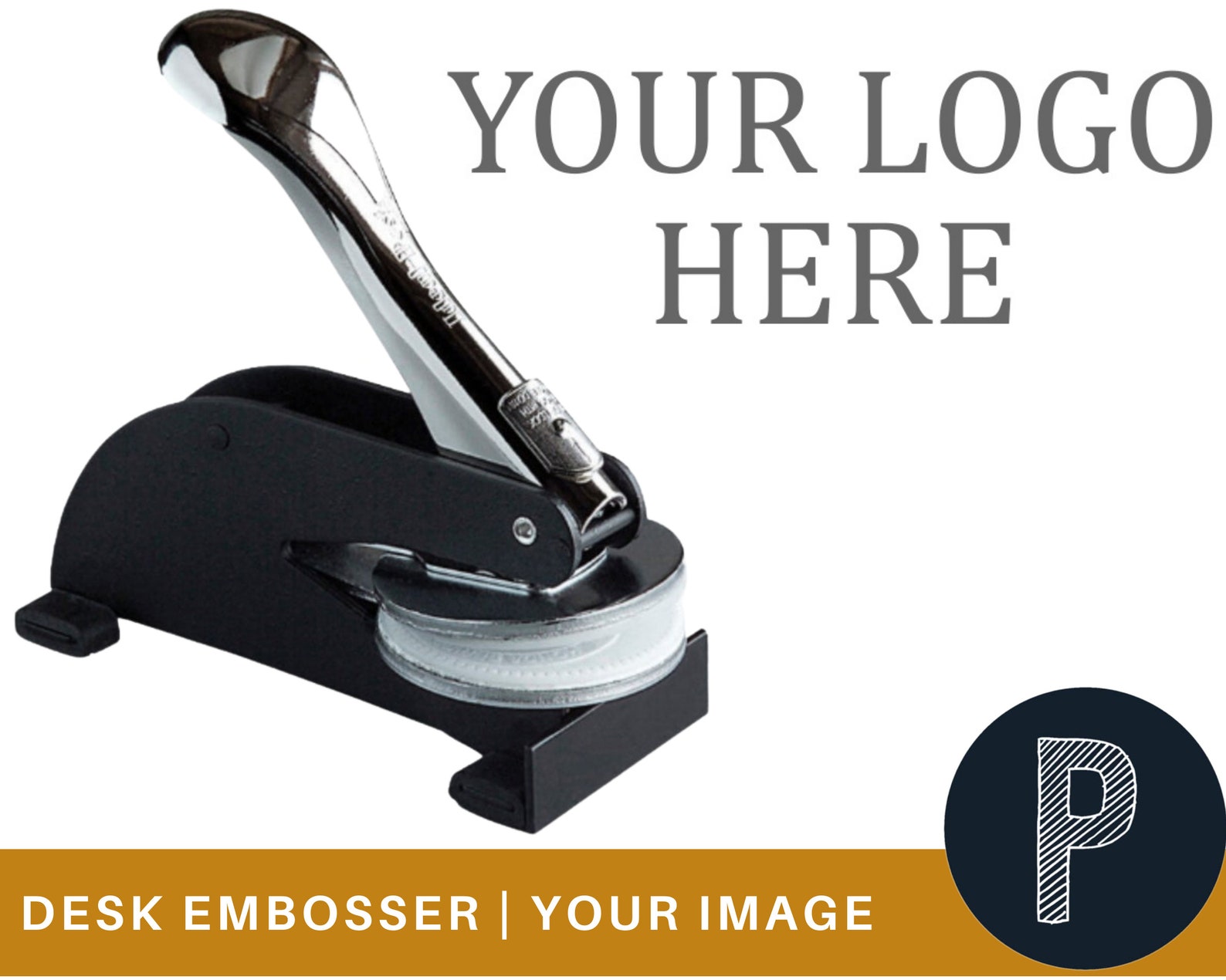 Desk Embosser Custom Image Etsy