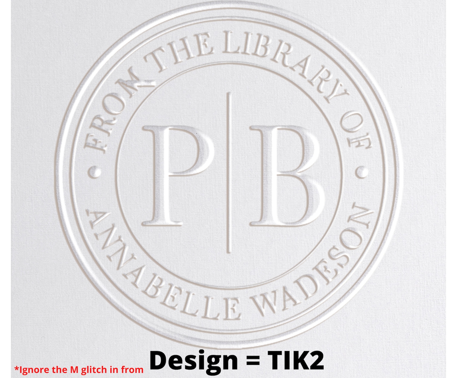 Personalized Book Embosser 10 Designs Ex Libris Custom Etsy