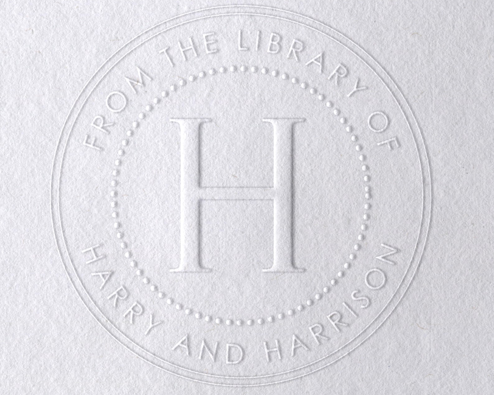 BEST SELLER - Custom From the Library of Book Embosser | Personalized Ex Libris Stamp | Book Belongs To Self Inking| Book Lover Gift | - TOL-15, Embosser