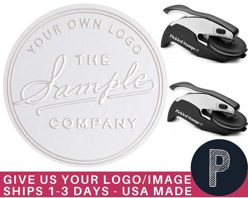 Top Selling Custom Logo Embosser Seal Stamp Your Own Design Personalized image 6