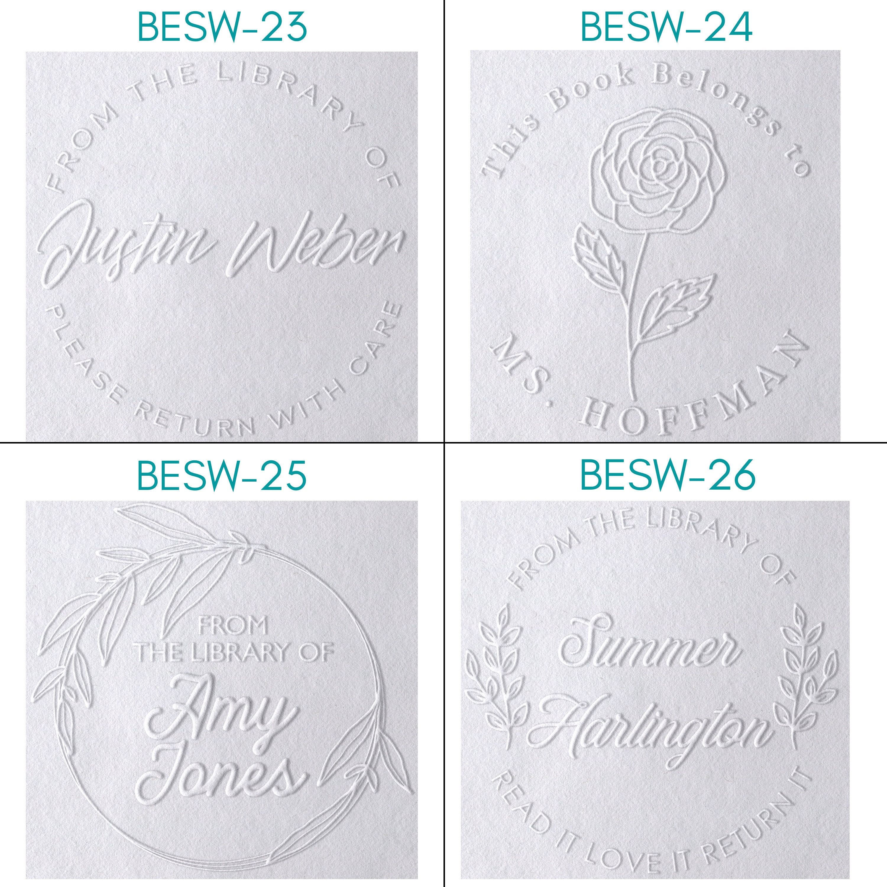 Cute From the Library of Embosser | Personalized Book Embosser 10 ...
