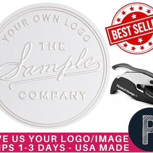 Embosseur de logo personnalisé le plus vendu Tampon de sceau de votre propre design personnalisé image 1
