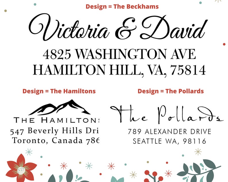 Address Stamp Self Inking Custom Return Address Stamp Address Mail Custom Address Stamper Wedding Invitation