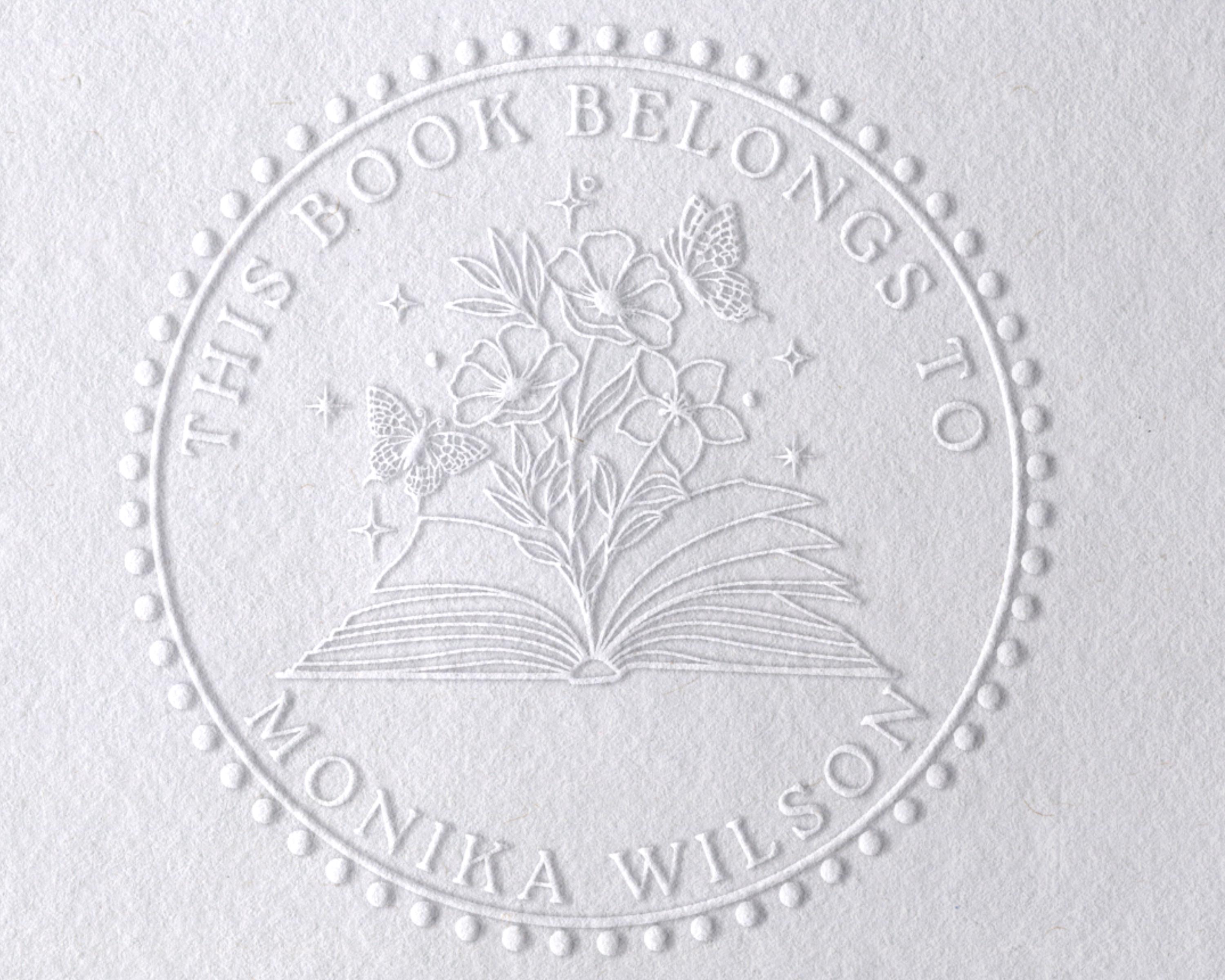 Personalized Book Embosser Library Embosser – From the Library of ...