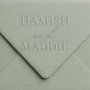 Personalized Wedding Embosser, Custom Monogram Seal, Invitation Embosser, Bridal Shower Gift, Custom Embosser Stamp, Wedding Decor