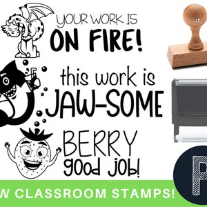 Teacher Says” Teacher Rubber Stamp  Rubber Stamps Made from Your Photos!