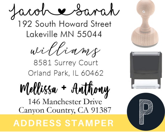 Inking Stamp DIY Custom Personalised Self Rubber Business Name Kit Address  MN