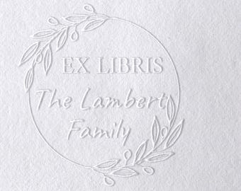 Personalized Book Embosser or Stamp – From the Library Of – Ex Libris – Custom Name Stamp – Teacher Gift – Bookplate Stamp