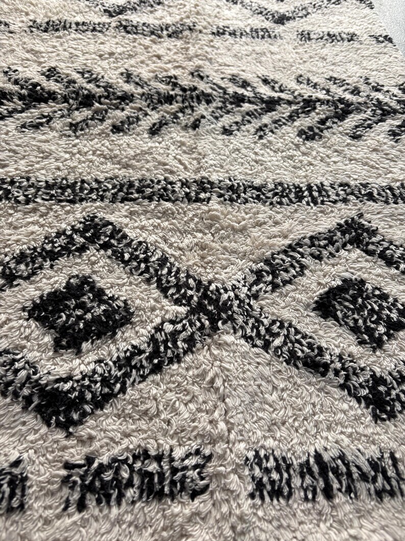 Alfombra de Baño de Algodón - Suave, Resistente y de Secado Rápido | Decoración Boho, Costera y Nórdica | Ideal para Baños Modernos image 13