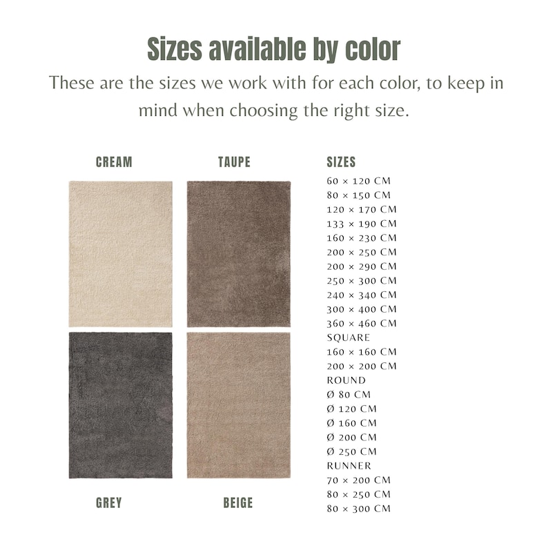 Cream Washable Shaggy Area Rug, Soft Solid Polypropylene Rug with Non Slip Backing image 4