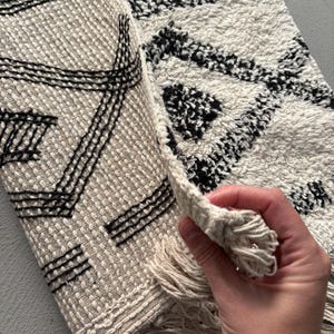 Alfombra de Baño de Algodón - Suave, Resistente y de Secado Rápido | Decoración Boho, Costera y Nórdica | Ideal para Baños Modernos image 11