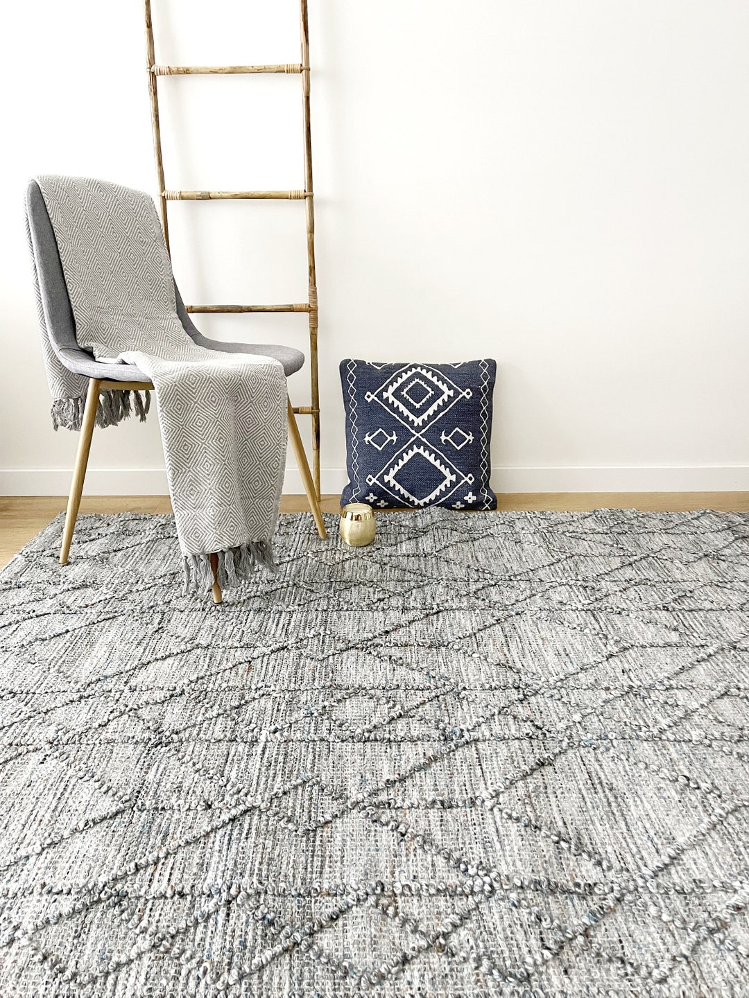 Recycled PET Rug.ecological Rug Made With Fibers From Plastic Bottles