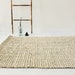 Ivory Jute Rug.Ivory Rug. Jute Handwoven Rug. Size Jute Rug. Vegetal Dyes Rug.Natural Fiber. Vegetal Fiber.Model Bhrama. 