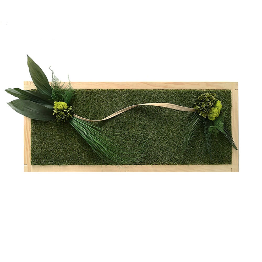 Grass Wall Art 39x16.Moss Art Work.Preserved Grass.Eco Etsy