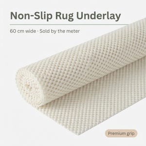 Sottotappeto antiscivolo largo 60 cm, venduto al metro / Tappetino antiscivolo in PVC a griglia aperta / Ritagliabile su misura / Protezione per pavimenti