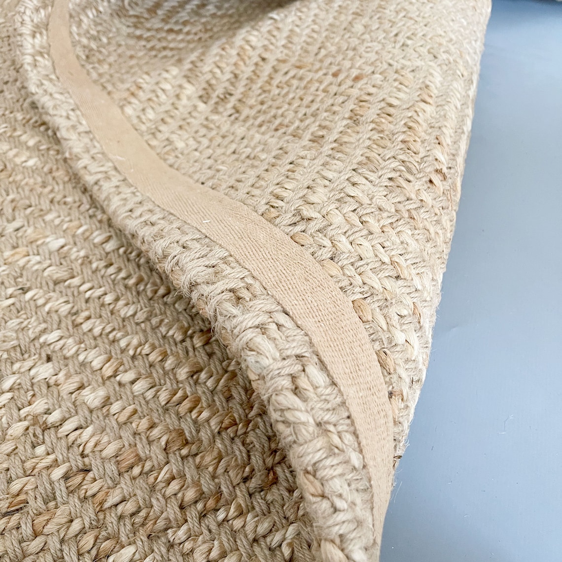 Natural Jute Rug.ecological Braided Rug.vegan Rug.rugs for - Etsy