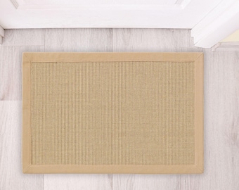 Sisal Doormat - Natural Fiber Indoor & Outdoor Welcome Mat, Durable Entry Mat for Home, Stylish Front Door rug