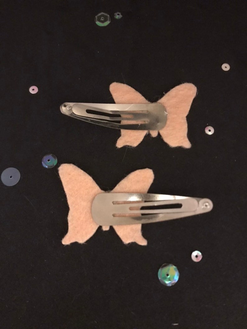 Gold Butterfly Hair Clips Novelty Hair Accessories Hair Etsy