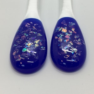 Handmade Fused Glass Drink Stirrer, Cocktail Stirrer, Swizzle stick; Sparkly, Personalisable