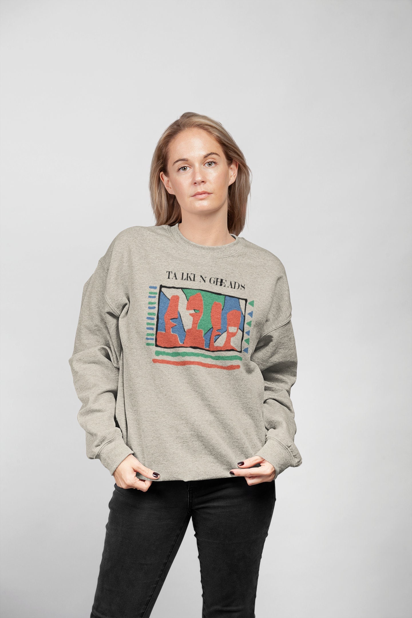 Talking Heads Vintage Graphic Sweatshirt Unisex This Must Be The Place sold  by Lumusi, SKU 38441887