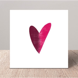 de voeux coeur | d'anniversaire d'amour Saint-Valentin | Fait main Royaume-Uni mari femme petit amie