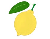 Lemon Bubble-free sticker