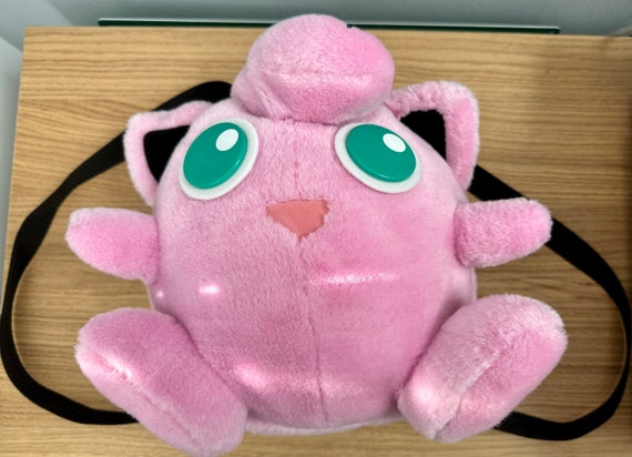 Vintage Pokémon Backpack Retro 90s Jigglypuff Pink Toy Game Rucksack 