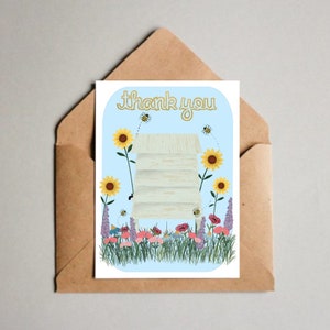 Bee Hive Thank You Card