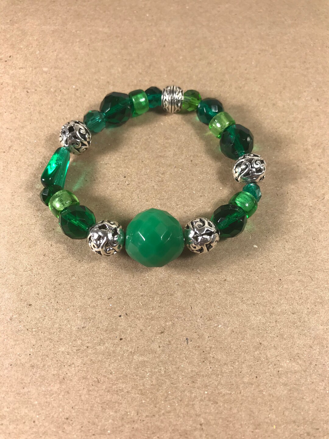 Cuentas De Cristal Checo Facetadas Redondas - Varios Tamaños (4mm, 6mm, 8mm, 10mm), Color Verde, Para Joyería Y Manualidades