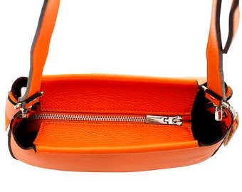 MASSIMA Bolso cruzado piel italiano para mujer. - España