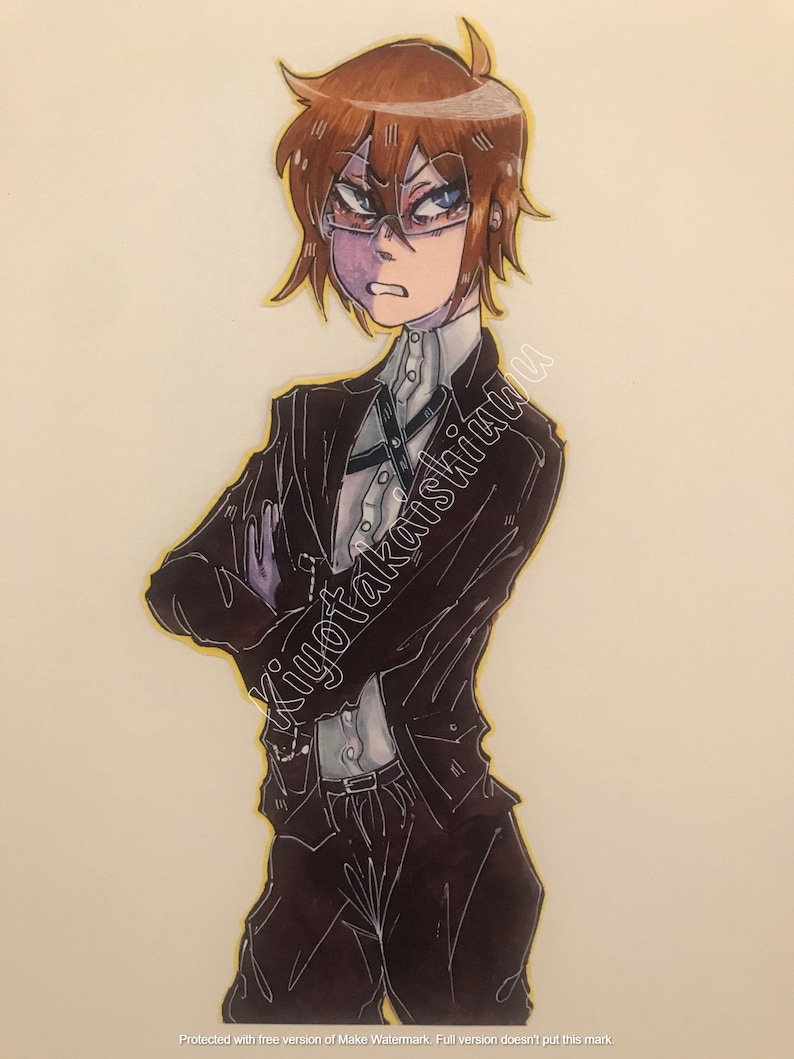 Byakuya Togami Danganronpa 8x10 Print | Etsy