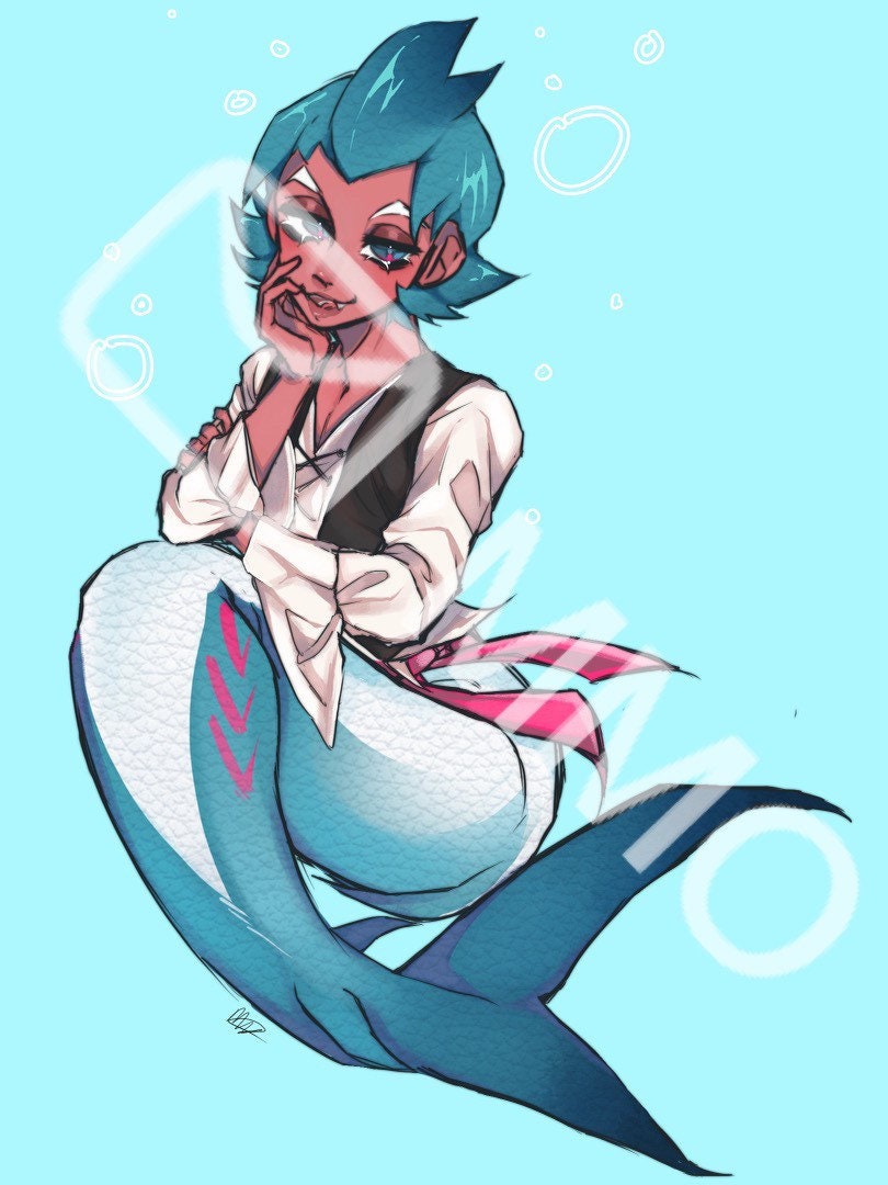 Sorbet Shark Cookie Cookie Run Kingdom Etsy