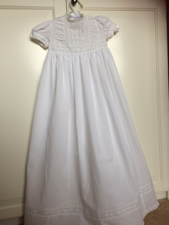 cotton baptism gown