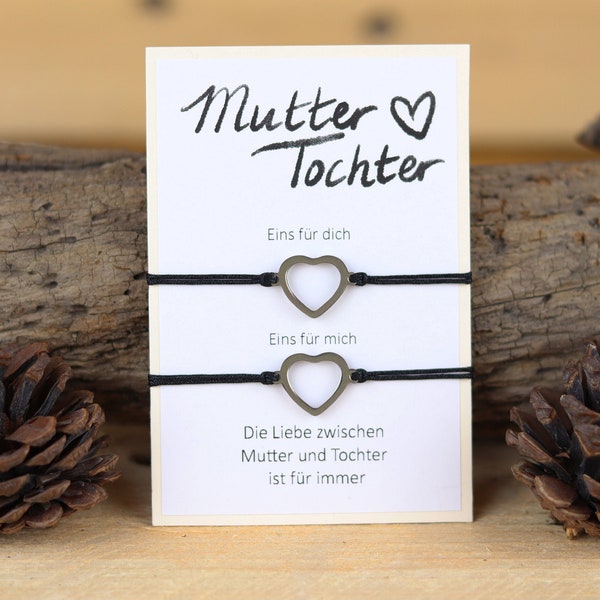 Muttertag, Mutter Tochter Armband, Mama, Armband Set, Armband Set für 2, Muttertags Geschenk, Mutter Tochter Liebe, Muttertag Idee