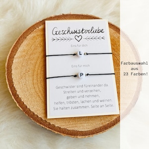 Pulsera de hermanos, amor entre hermanos, pulsera de letras, hermanas, regalo de hermanos, hermana, pulsera de macramé, pulsera de letras