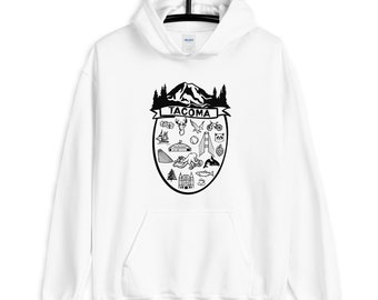 Hoodie/Unisex/Tacoma Mountain/Tacomatopia