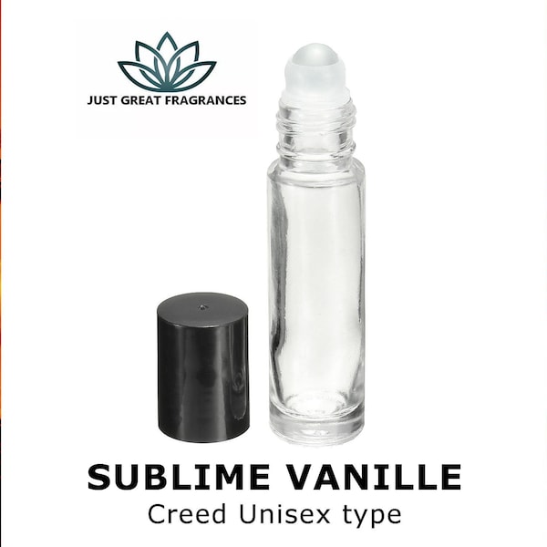 SUBLIME VANILLE (Unisex) : CREED Type 10mL 100% Pure Perfume Fragrance Body Oil - Uncut - No Alcohol