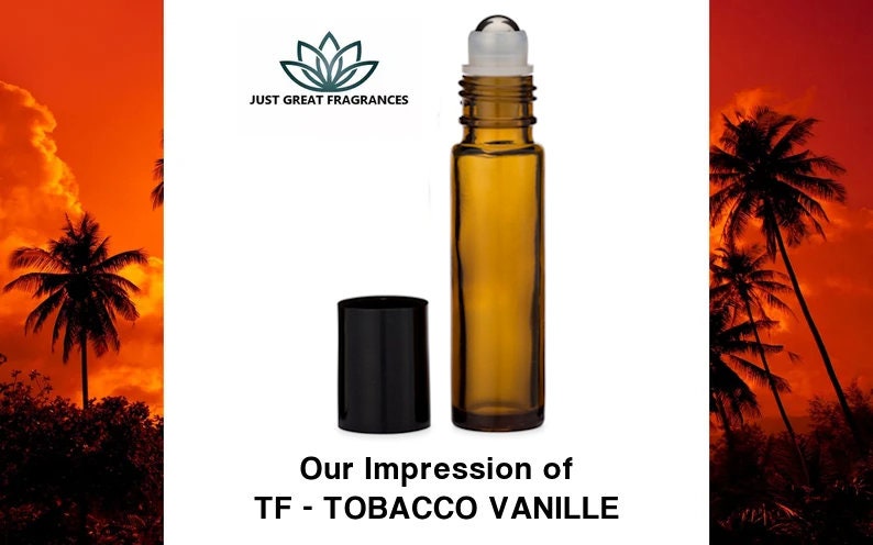 Tobacco Vanille By Tom Ford Type 100% Natural Pure Body Perfume Oil Roll-on  Unisex