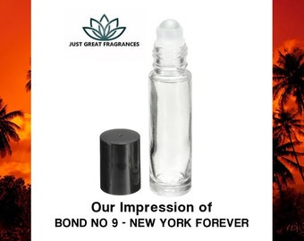 NEW YORK FOREVER (Unisex) : Bond No 9 Type 10mL 100% Pure Perfume Fragrance Body Oil - Uncut - No Alcohol