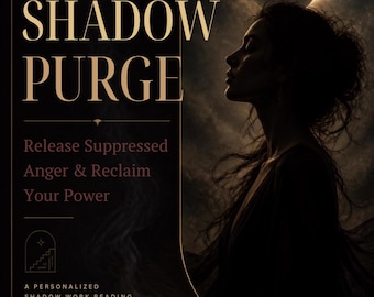 Personalized Shadow Work Reading, Custom Spiritual Reading, Release Anger & Reclaim Power, Digital Artwork