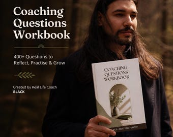 400 Thoughtful Coaching Questions Workbook for Business, Relationships, Personal Growth, Mindset, and Emotional Wellbeing