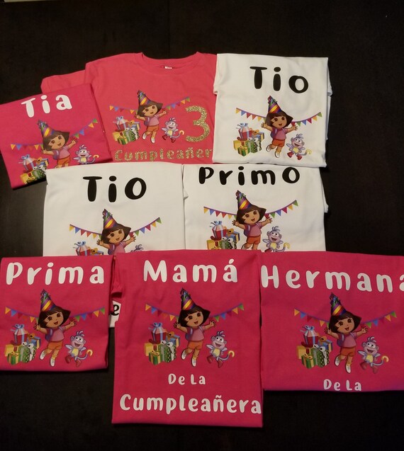 Kids Clothing Shoes Accs New Dora The Explorer Personalized T
